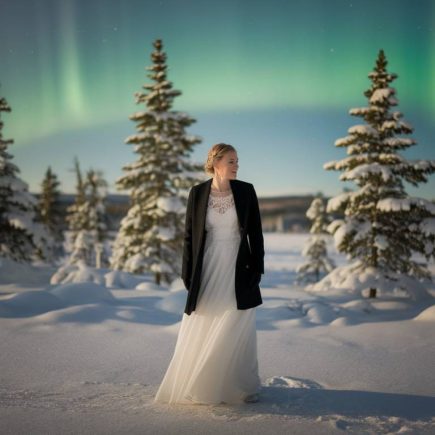 "Voyage de Noces en Laponie : Entre Aurores Boréales et Expériences Hors du Commun"