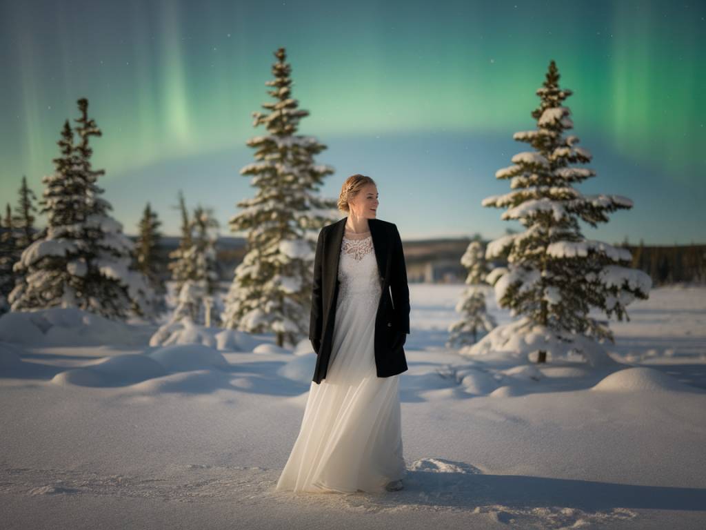 "Voyage de Noces en Laponie : Entre Aurores Boréales et Expériences Hors du Commun"