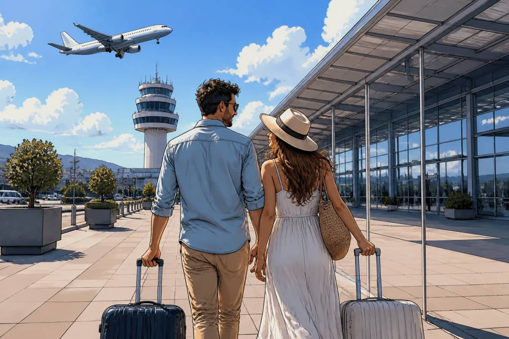 Aéroport Grèce : quels sont les principaux aéroports pour un voyage de noce en Grèce