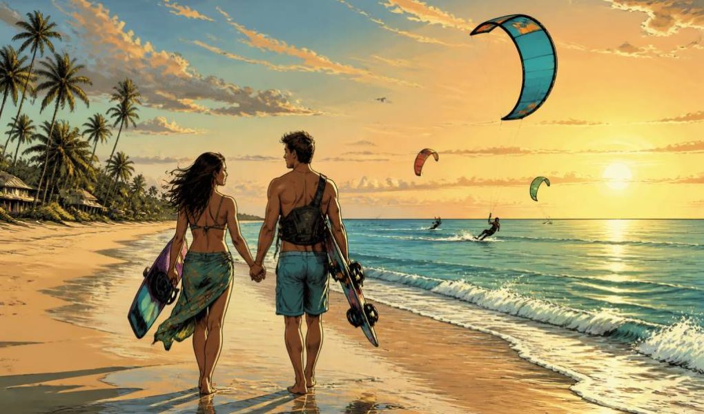 Bali kitesurf : les meilleurs spots pour un voyage de noce inoubliable