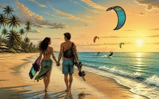 Bali kitesurf : les meilleurs spots pour un voyage de noce inoubliable