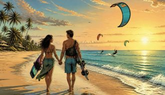 Bali kitesurf : les meilleurs spots pour un voyage de noce inoubliable