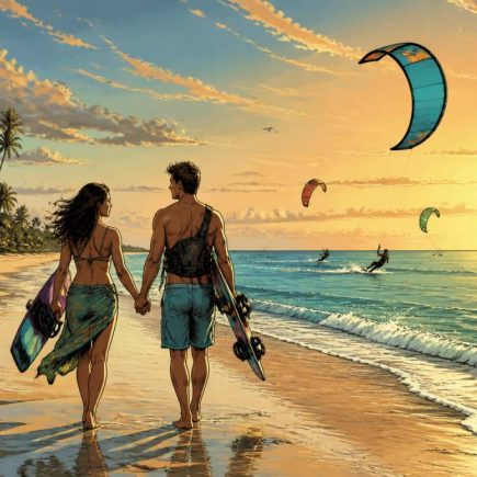 Bali kitesurf : les meilleurs spots pour un voyage de noce inoubliable