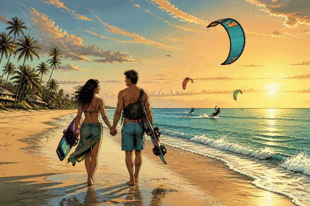 Bali kitesurf : les meilleurs spots pour un voyage de noce inoubliable
