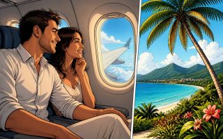 Aller retour vol Paris Pointe à Pitre pour un voyage de noces en Guadeloupe