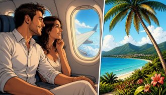 Aller retour vol Paris Pointe à Pitre pour un voyage de noces en Guadeloupe