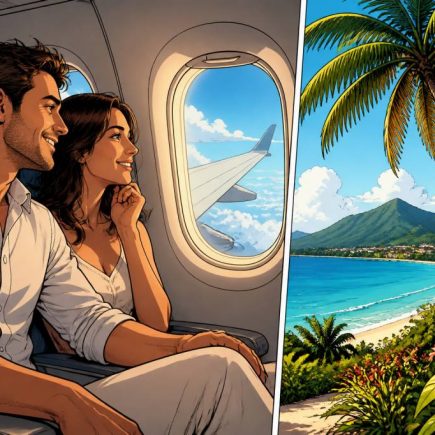 Aller retour vol Paris Pointe à Pitre pour un voyage de noces en Guadeloupe