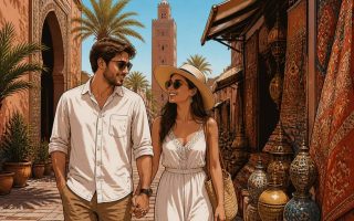 Aout à Marrakech pour un voyage de noce réussi