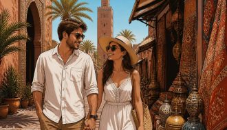 Aout à Marrakech pour un voyage de noce réussi