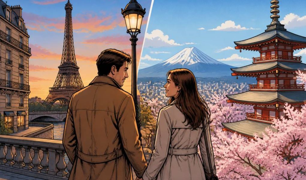 Aller retour Paris Tokyo pour un voyage de noce inoubliable