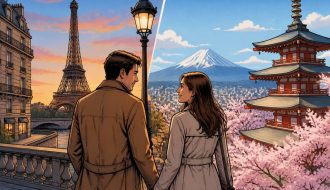 Aller retour Paris Tokyo pour un voyage de noce inoubliable