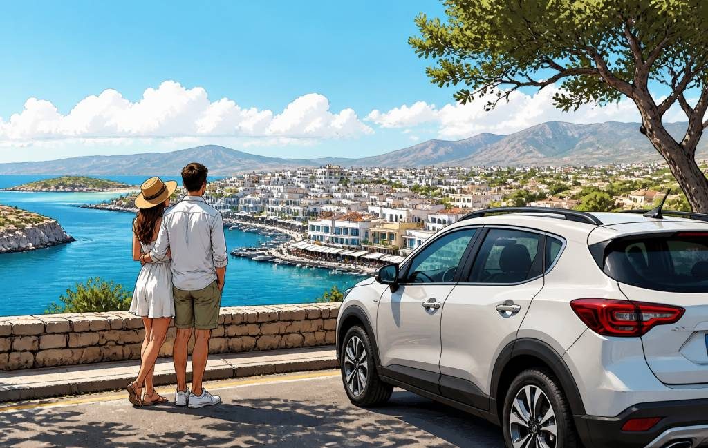 Agios Nikolaos location voiture : conseils pour explorer la Crète en voyage de noces