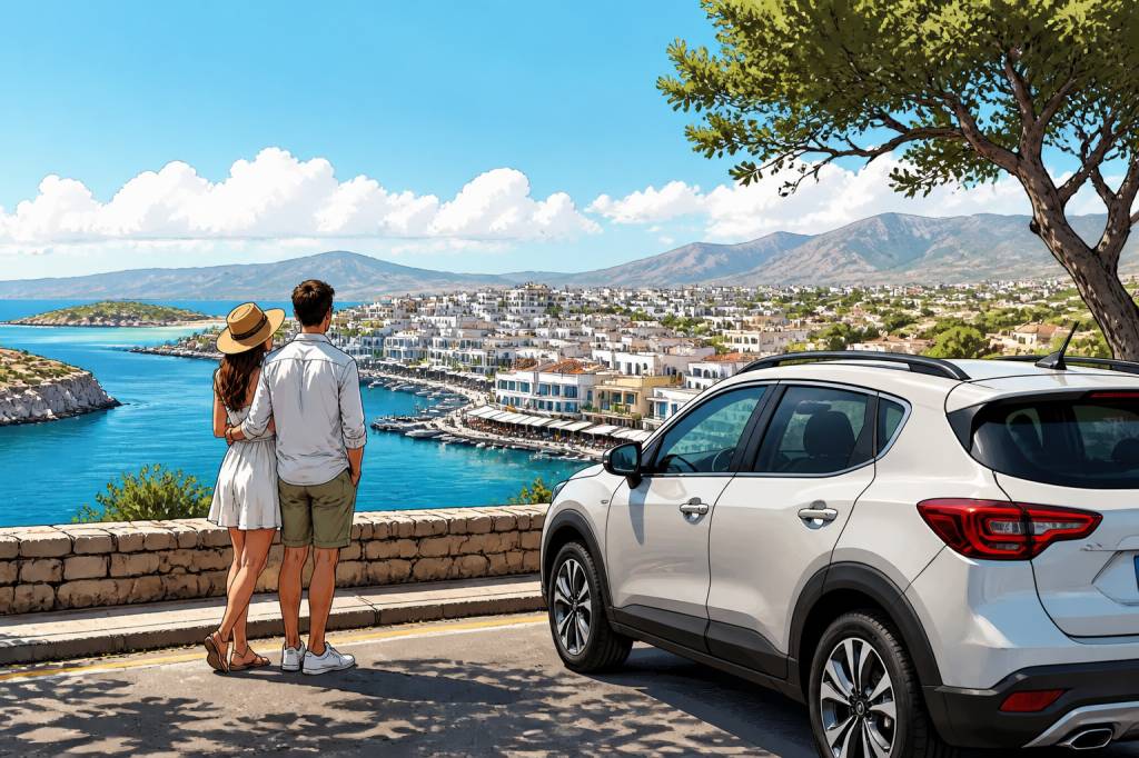 Agios Nikolaos location voiture : conseils pour explorer la Crète en voyage de noces