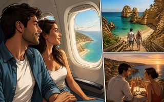 Algarve en avion : comment s’y rendre facilement pour un voyage de noces