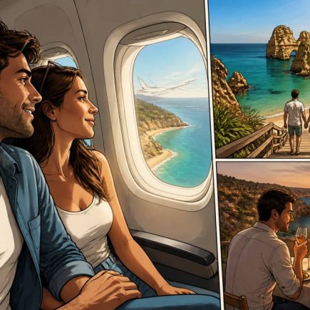 Algarve en avion : comment s’y rendre facilement pour un voyage de noces