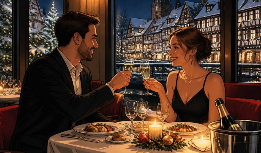 Hôtel restaurant pour réveillon nouvel an Alsace : une escapade romantique inoubliable