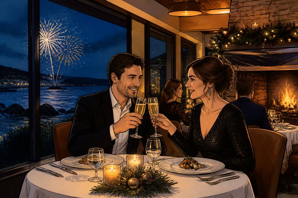 Hôtel restaurant pour le réveillon de la Saint-Sylvestre en Bretagne en 2026