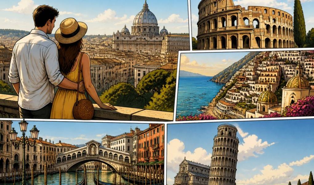 Les plus beaux monuments d’Italie à découvrir en voyage de noce