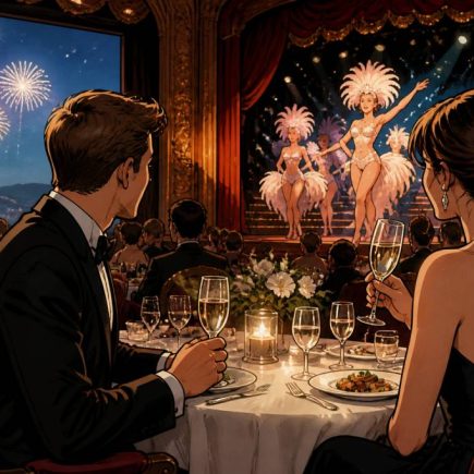 Dîner spectacle nouvel an 2026 en Normandie : une idée originale pour votre voyage de noce