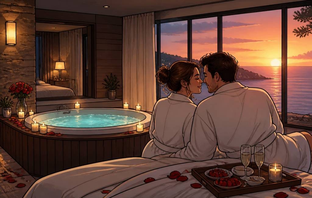 Hôtel spa Saint-Valentin : les meilleures idées pour un voyage de noce romantique
