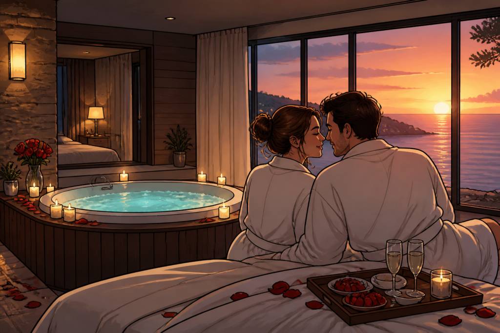 Hôtel spa Saint-Valentin : les meilleures idées pour un voyage de noce romantique