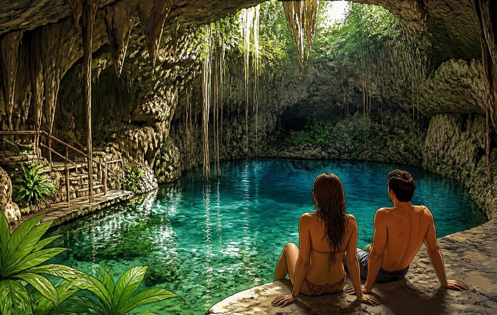 Cenote Mexique : les plus beaux sites à découvrir pour un voyage de nocesેણ
