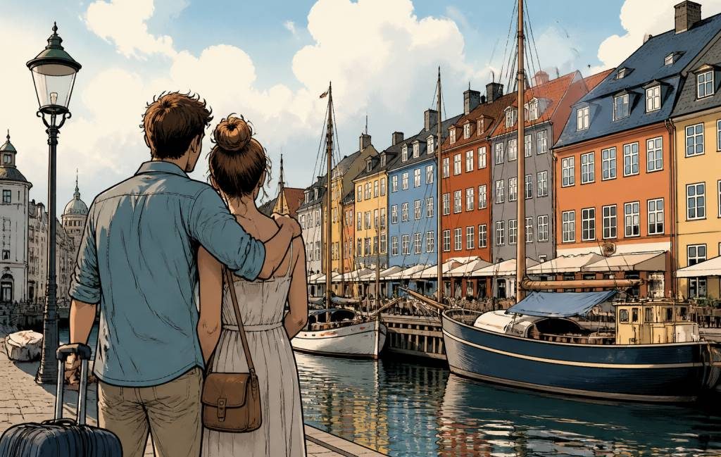 Aller retour vols pour Copenhague : conseils pour organiser votre voyage de noce