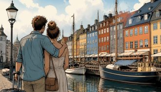 Aller retour vols pour Copenhague : conseils pour organiser votre voyage de noce