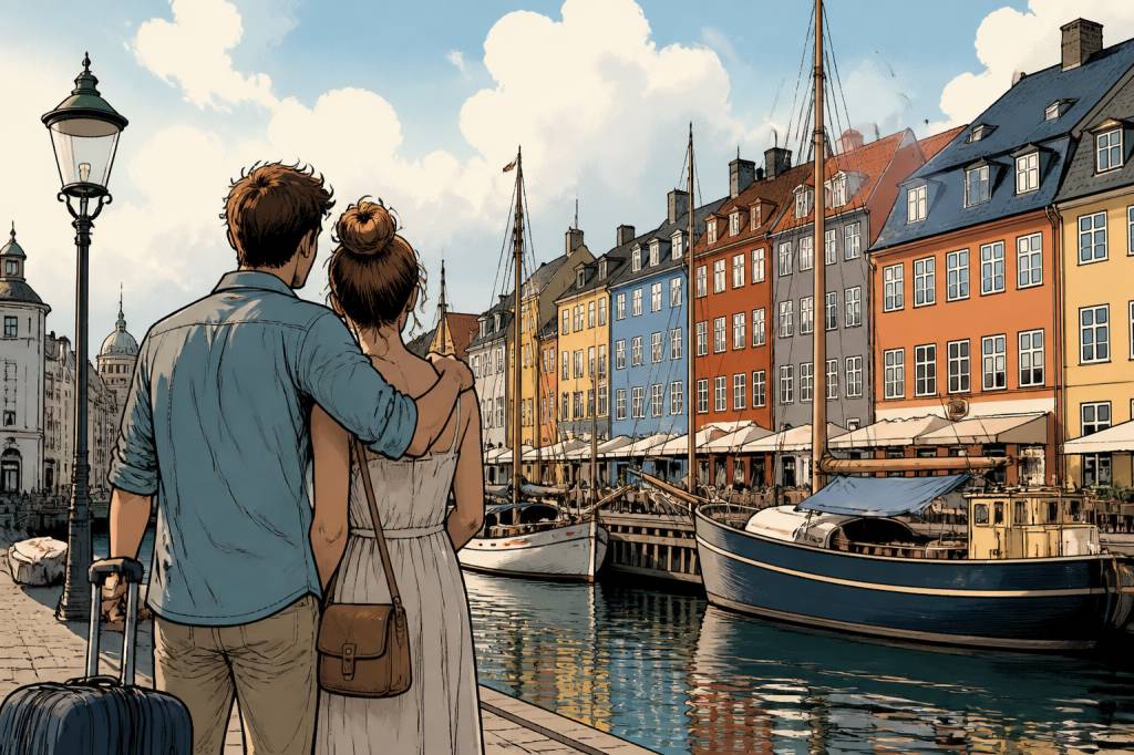 Aller retour vols pour Copenhague : conseils pour organiser votre voyage de noce