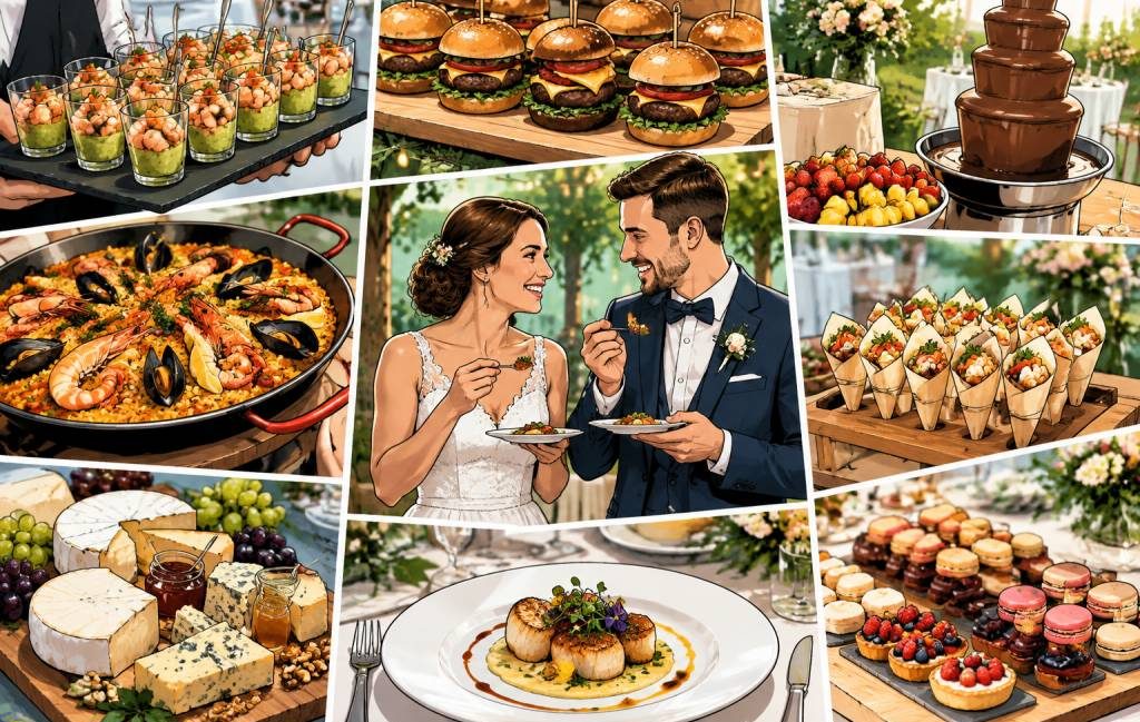 Idée repas mariage original : 15 inspirations gourmandes pour surprendre vos invités