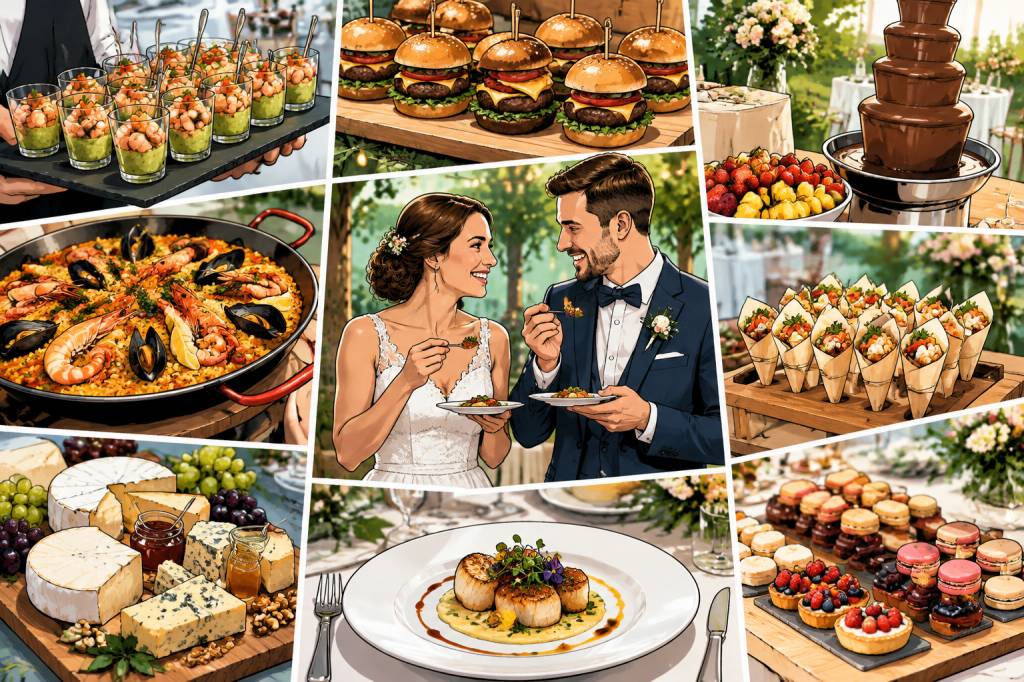 Idée repas mariage original : 15 inspirations gourmandes pour surprendre vos invités