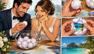 Vidéo boulette de papier mariage : une idée originale pour votre voyage de noce