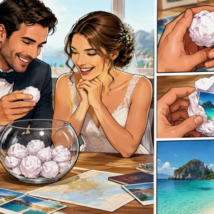 Vidéo boulette de papier mariage : une idée originale pour votre voyage de noce
