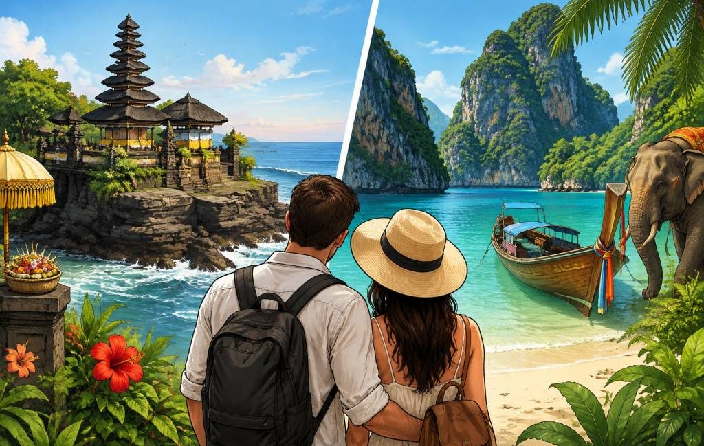 Bali ou Thaïlande : quelle destination choisir pour votre voyage de noce ?