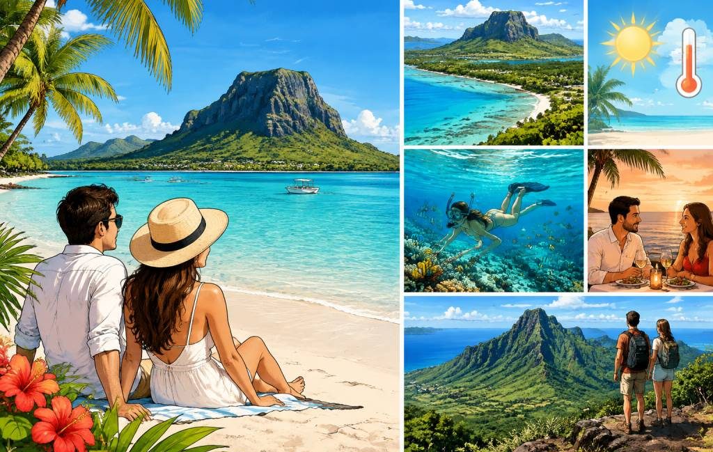 Île Maurice en été : quel climat et que faire pour votre voyage de noces ?