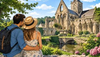 Abbaye de Saint-Arnoult : une escapade romantique pour un voyage de noces en Normandie
