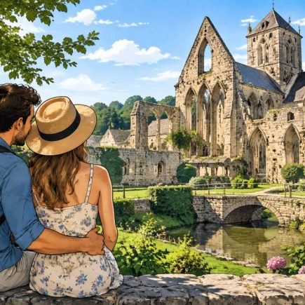 Abbaye de Saint-Arnoult : une escapade romantique pour un voyage de noces en Normandie