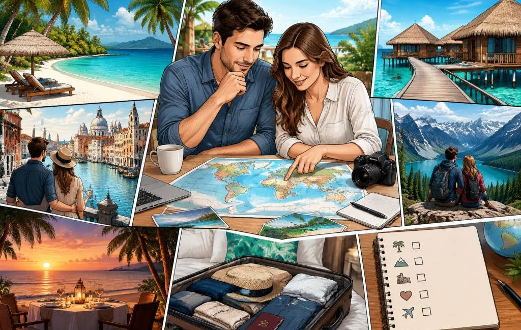 Vacances de rêve : comment choisir la destination idéale pour son voyage de noces