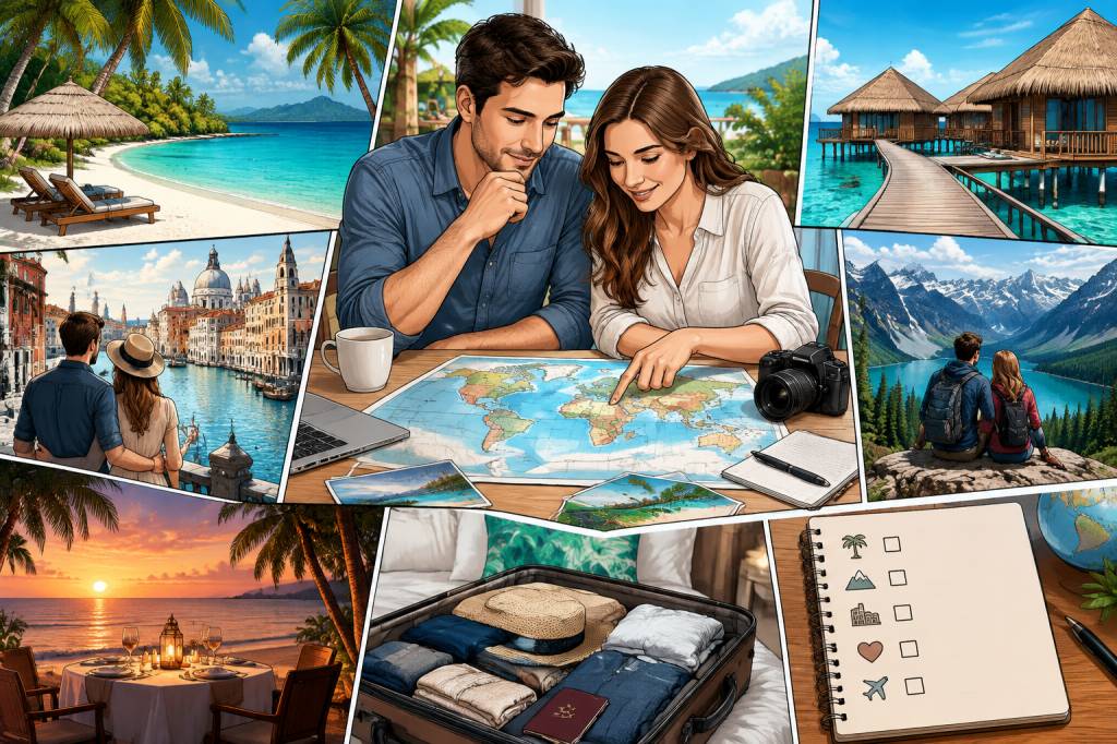 Vacances de rêve : comment choisir la destination idéale pour son voyage de noces