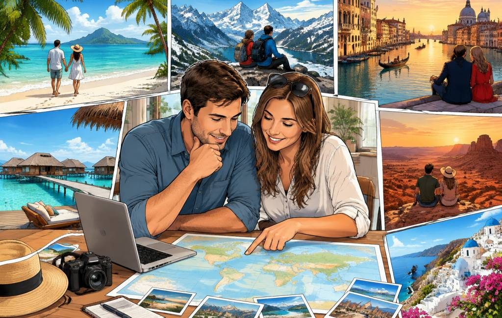 Comment choisir la destination lune de miel idéale pour votre voyage de noces ?