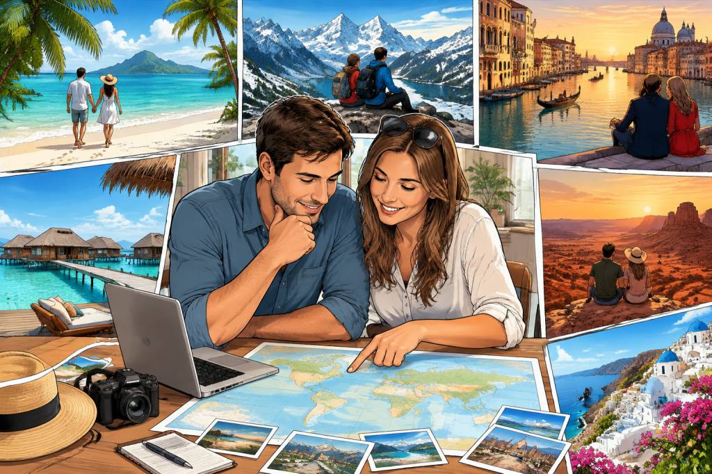 Comment choisir la destination lune de miel idéale pour votre voyage de noces ?