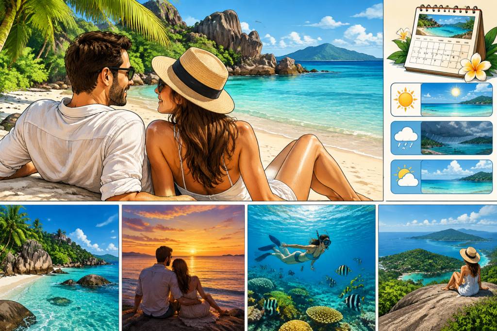 Quand aller aux Seychelles pour profiter au mieux de votre voyage de noces ?