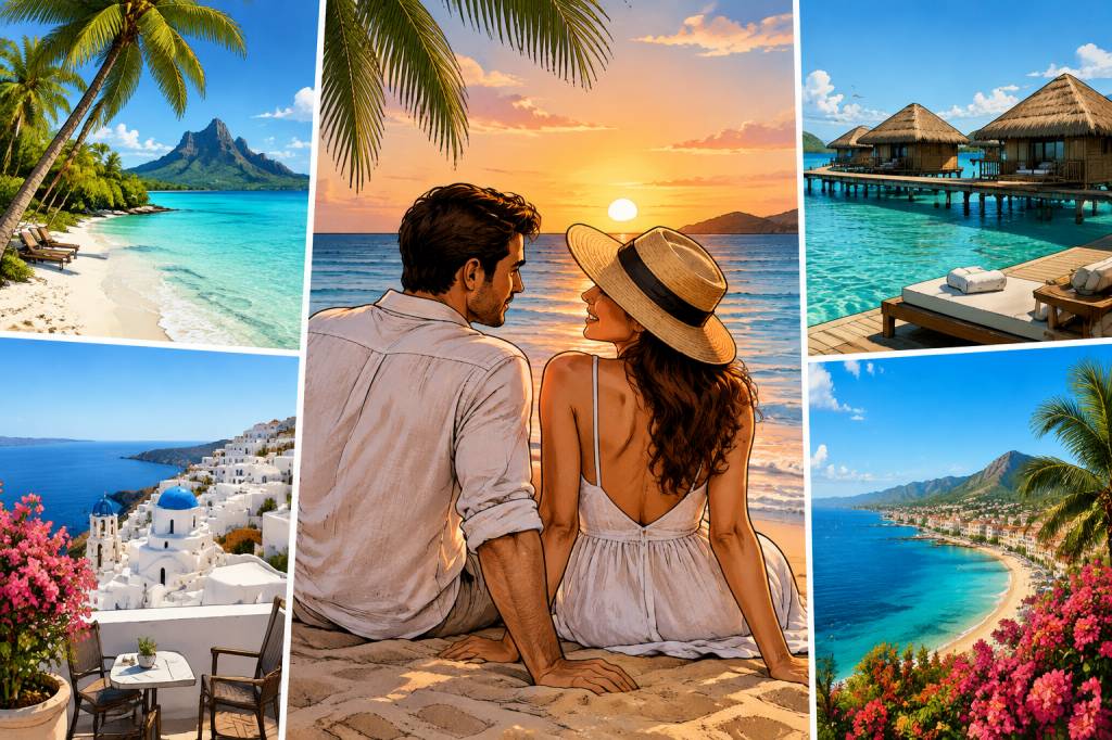 Où partir au soleil en décembre pour un voyage de noces inoubliable