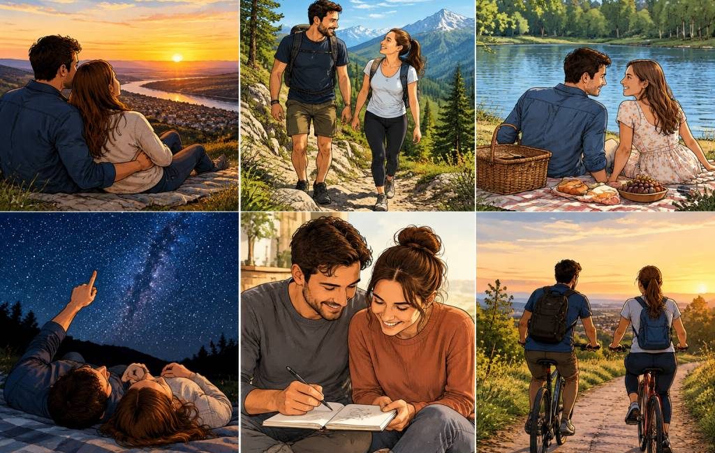 Activités à faire en couple gratuit : idées romantiques sans budget