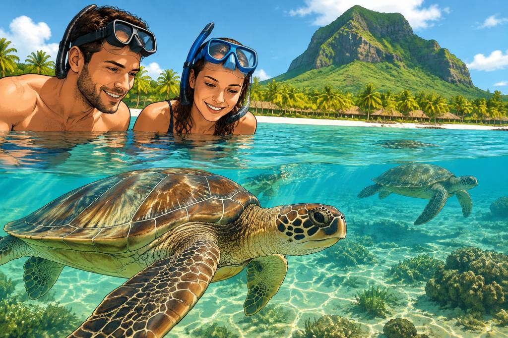 Île Maurice et tortues : où les observer lors d’un voyage de noces ?